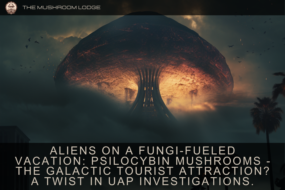 Aliens on a Fungi-Fueled Vacation: Psilocybin Mushrooms - The Galactic Tourist Attraction? A Twist in UAP Investigations.