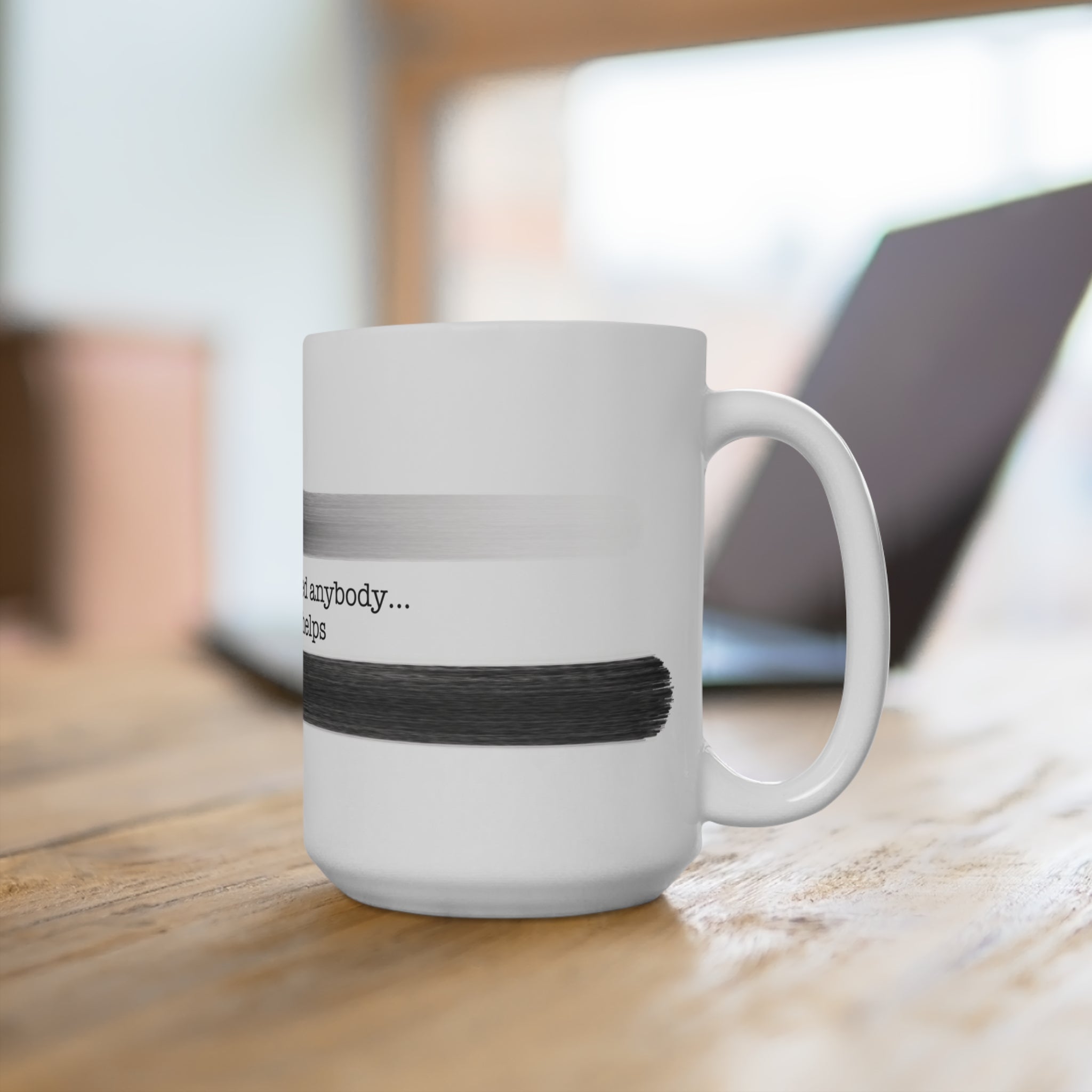 But Coffee Helps Coffee Mug - Unique Gift for Art Lovers