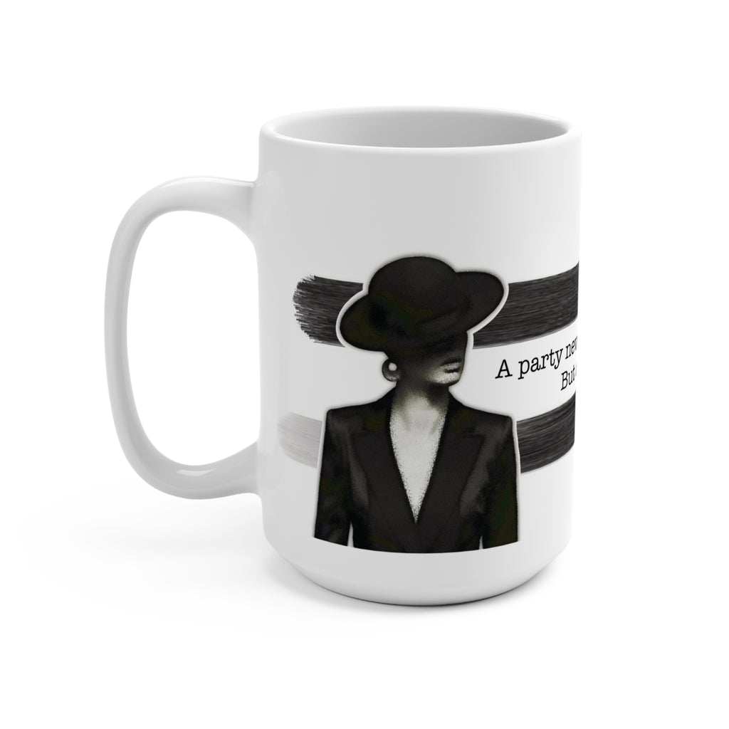 But Coffee Helps Coffee Mug - Unique Gift for Art Lovers