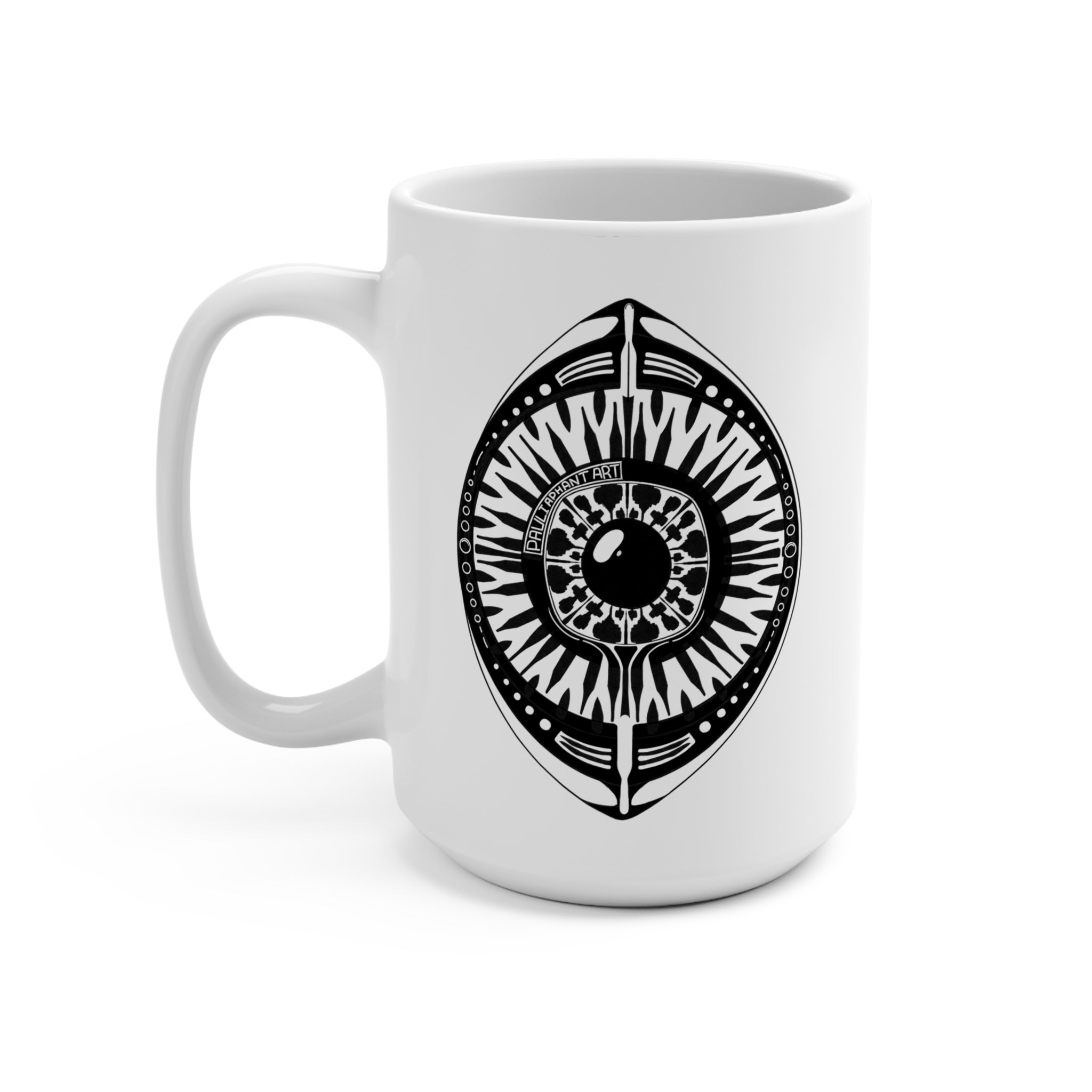 Black Eye Coffee Mug - Unique Gift for Art Lovers